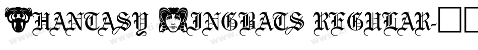Phantasy Dingbats regular字体转换